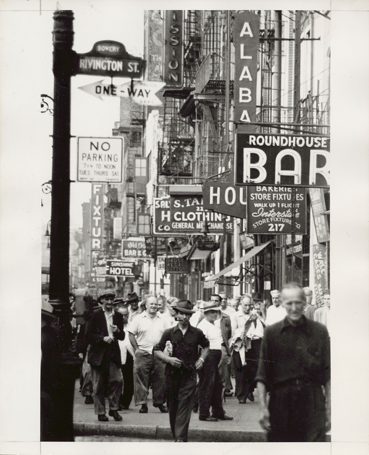Rivington and Bowery, 1953, Anthony Angel