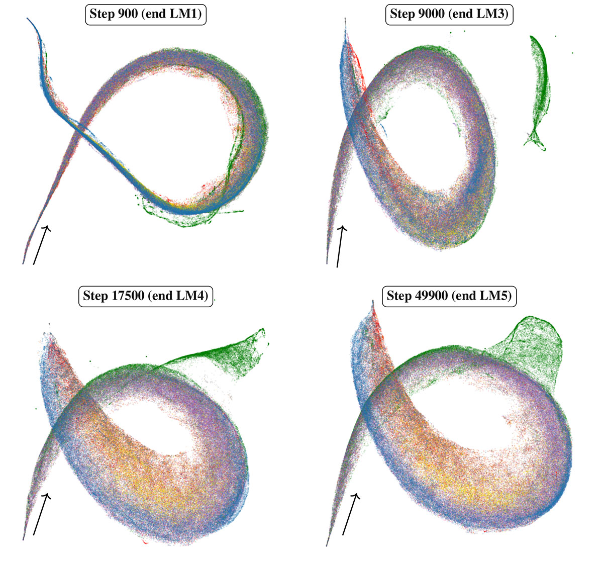 Embryology of a Language Model, 2025, Murfet et al