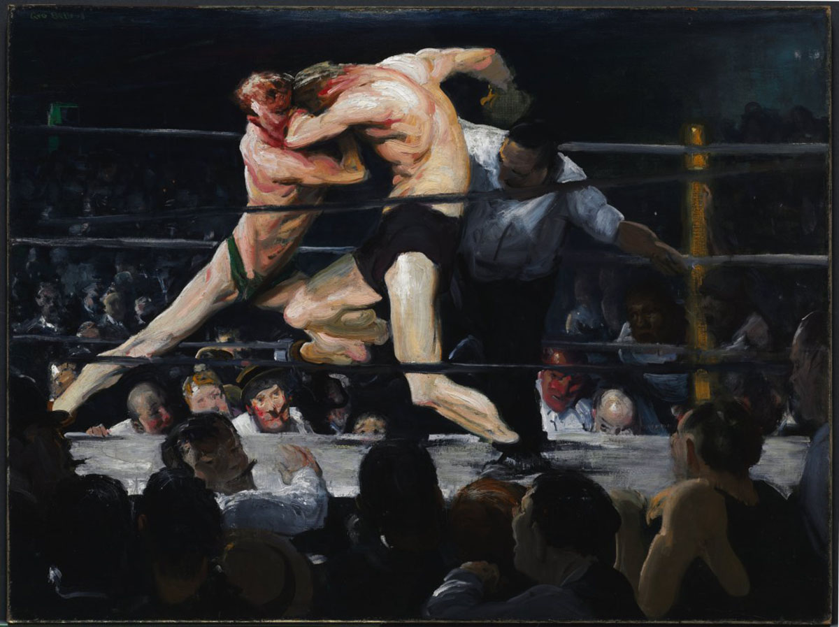 Stag at Sharkey's, George Bellows, 1909
