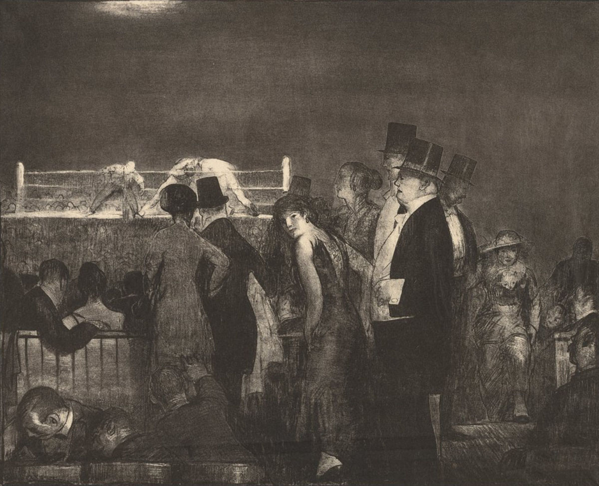 Preliminaries, George Bellows, 1916