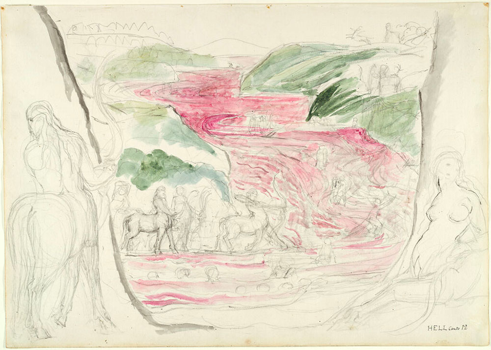 The Centaurs and the River of Blood, 1824-1827, William&nbsp;Blake
