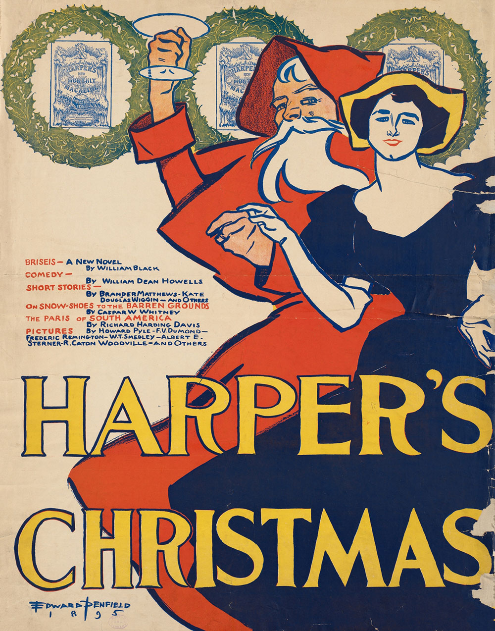 Harper's Christmas, 1895, Edward Penfield