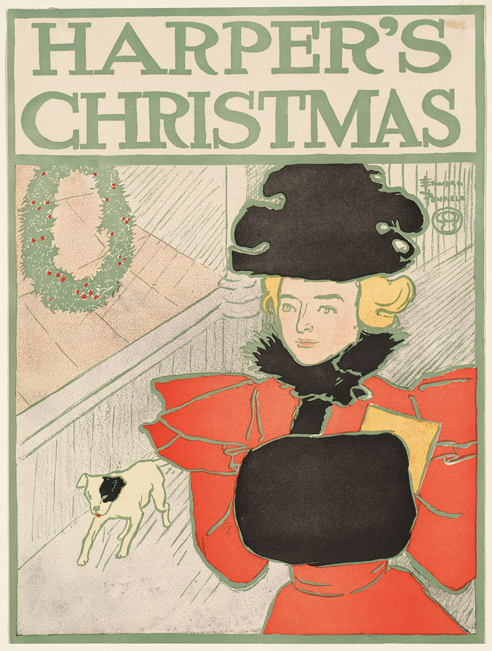 Harper's Christmas, 1896, Edward Penfield
