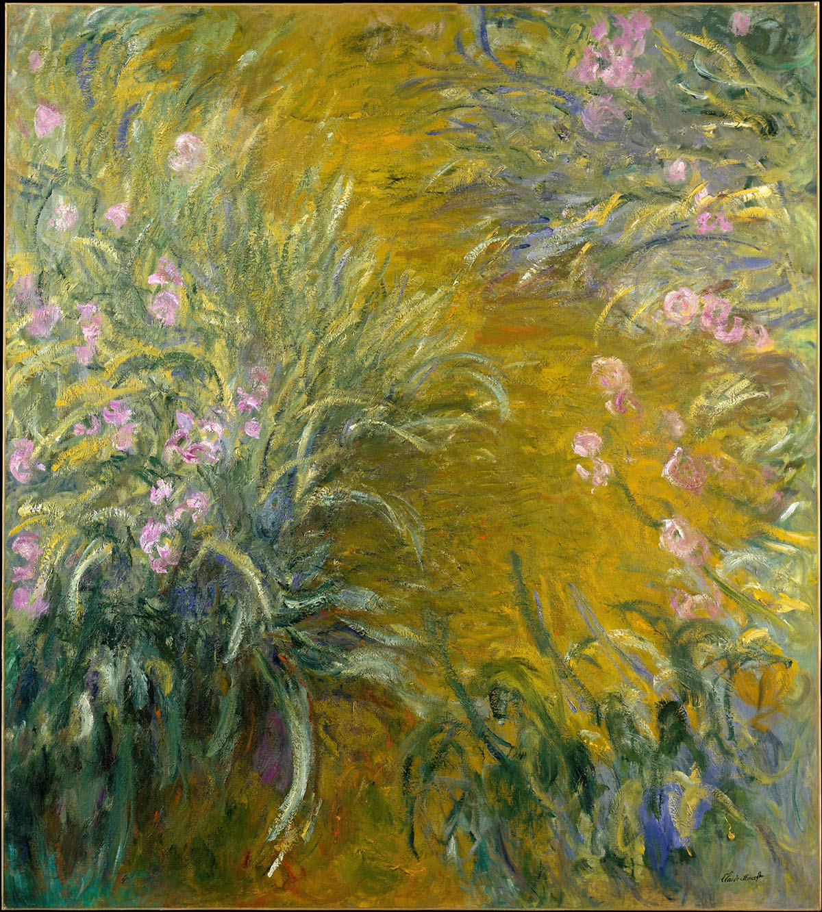 The path through the irises, 1914-1917, Claude Monet