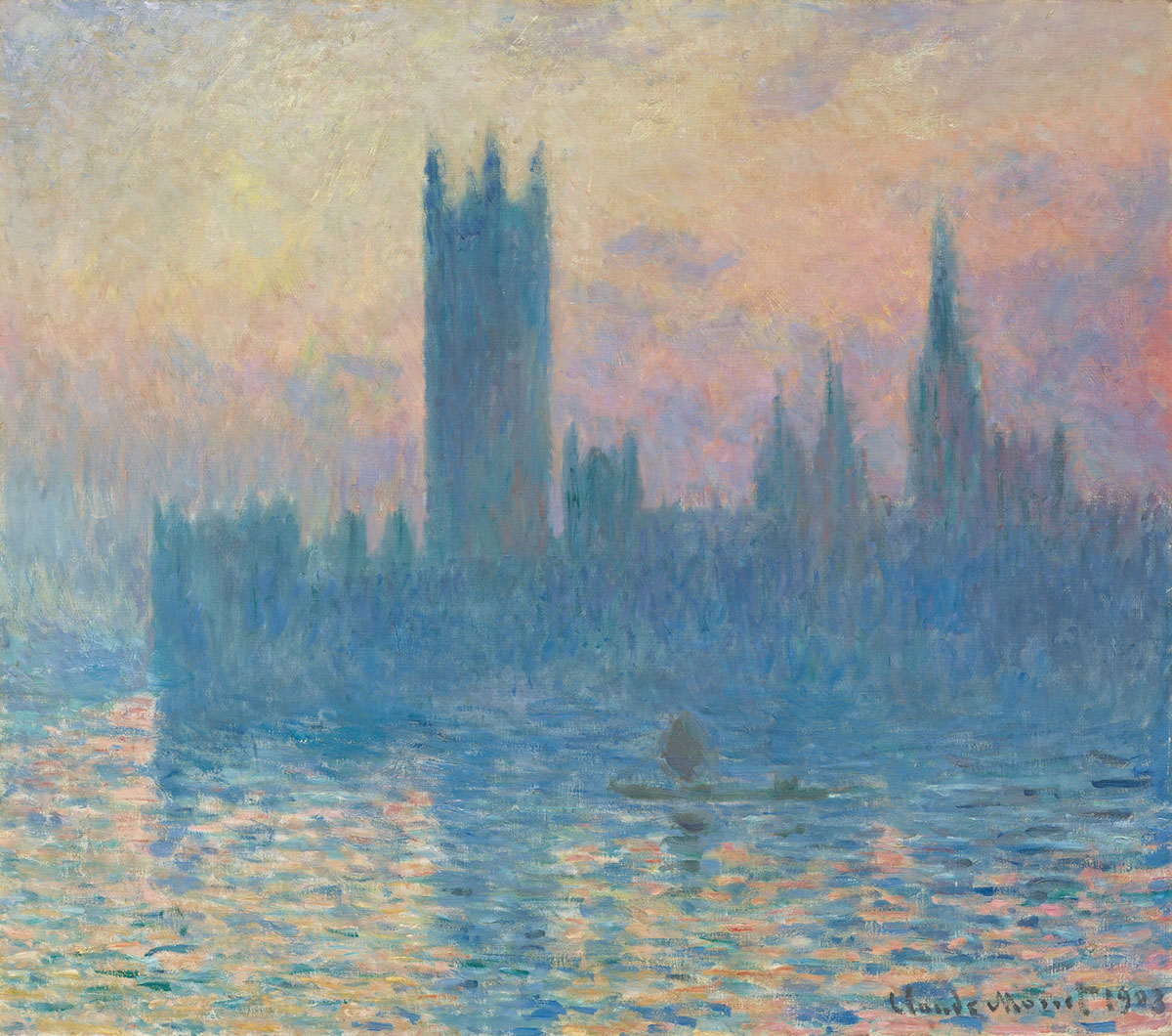 Houses of Parliament, Sunset, 1903, Claude Monet