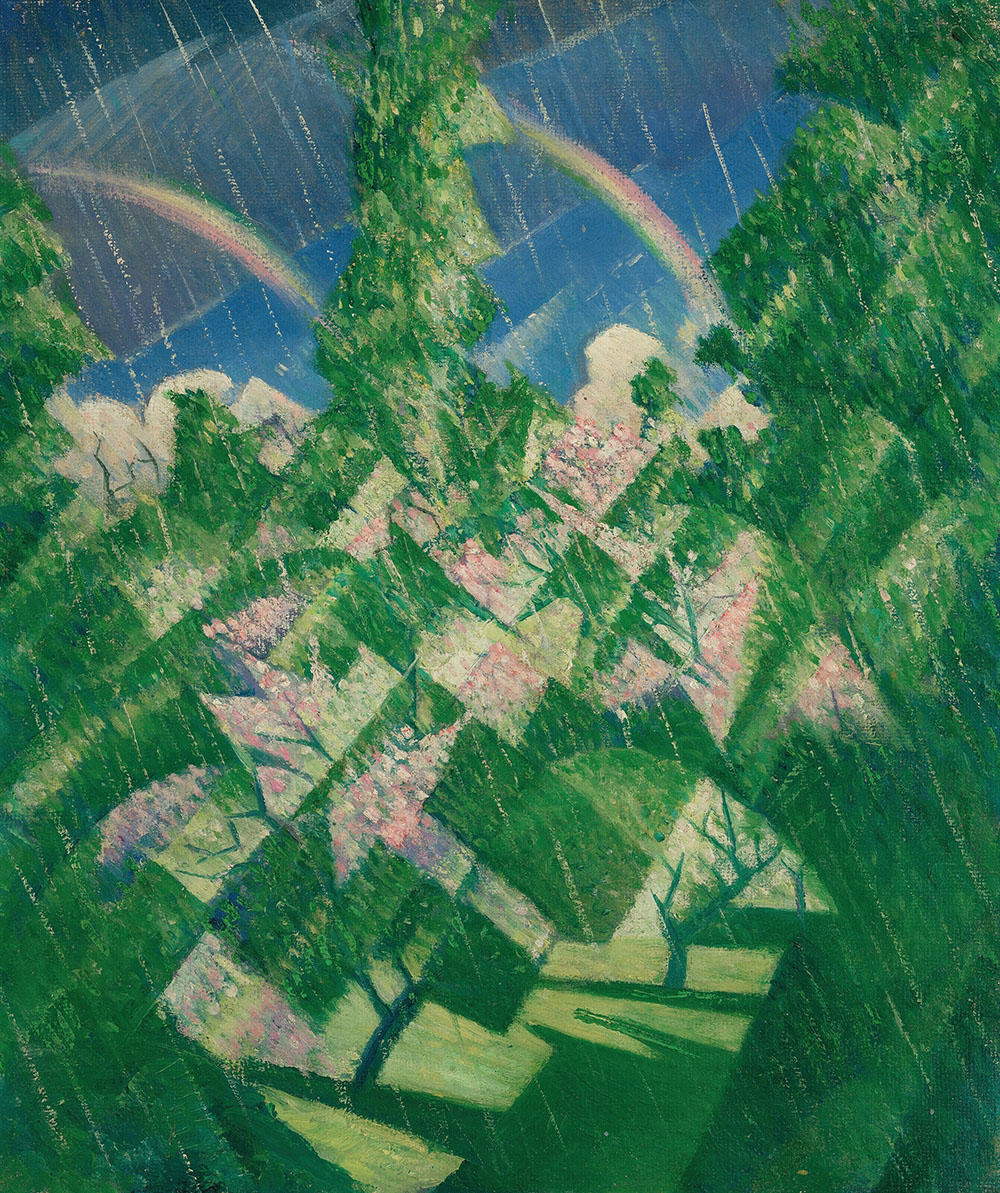 The Four Seasons: Spring, 1918, Christopher R. W. Nevinson