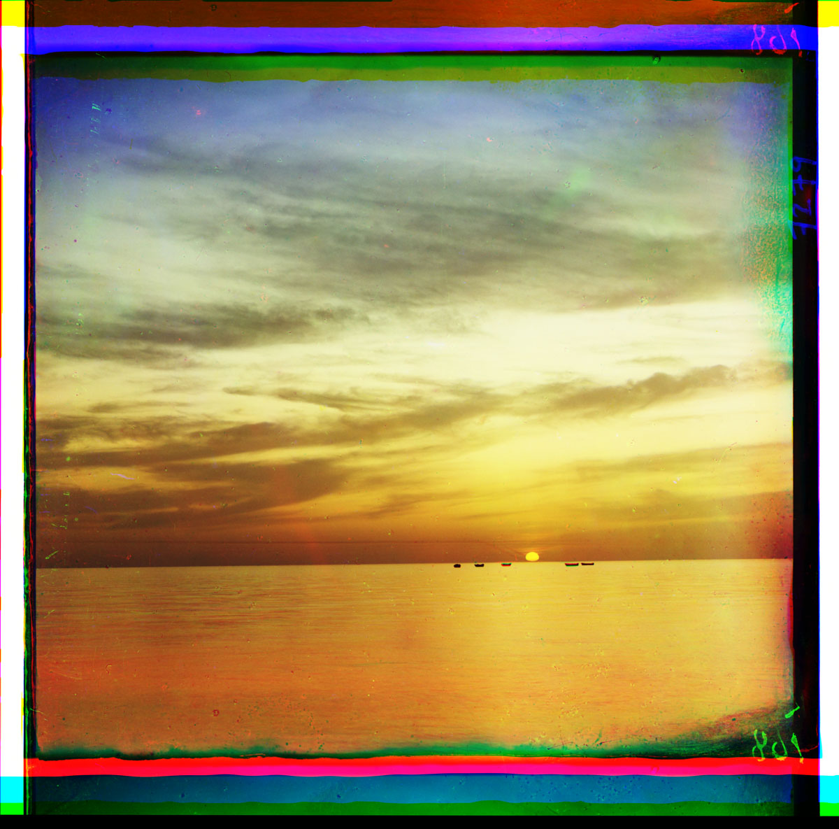 Sunset in Gagra, 1905-1915, Sergei Prokudin-Gorsky