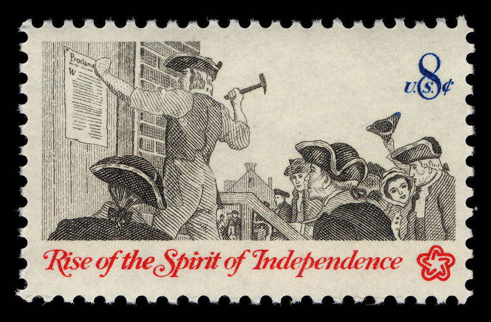 Posting a Broadside, 1973, United States Postal Service