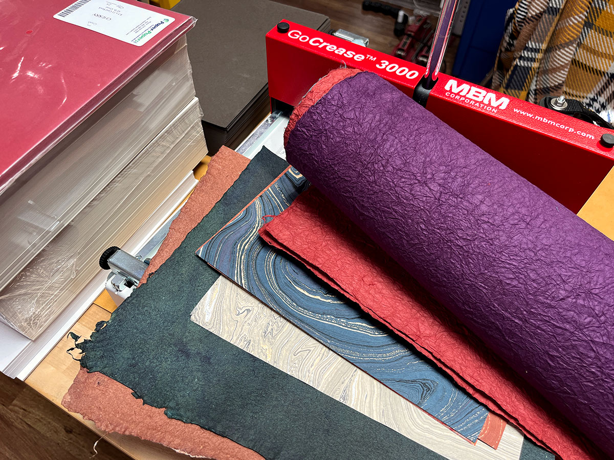 We love marbled paper