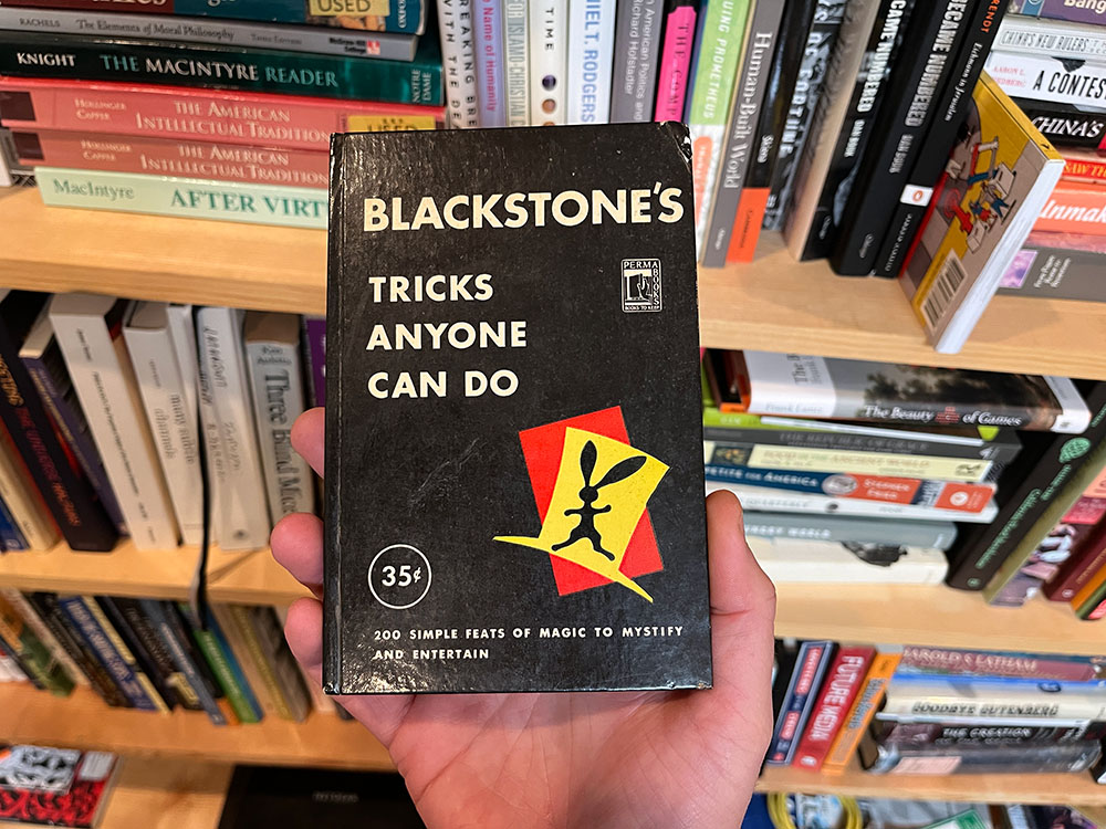 A slim volume promising to explain several simple magic tricks.