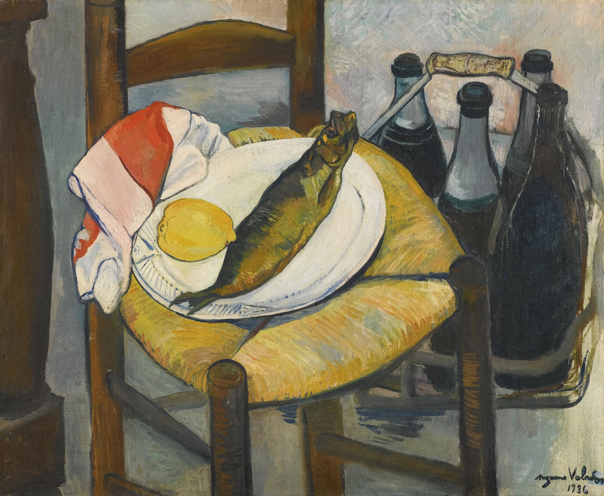 Still Life with Herring, 1936, Suzanne Valadon